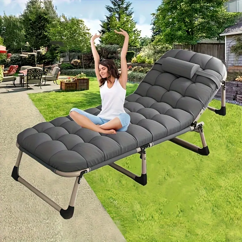 Ultra-Comfortable Folding Bed – Ergonomic Design for Home, Office & Outdoor Relaxation!