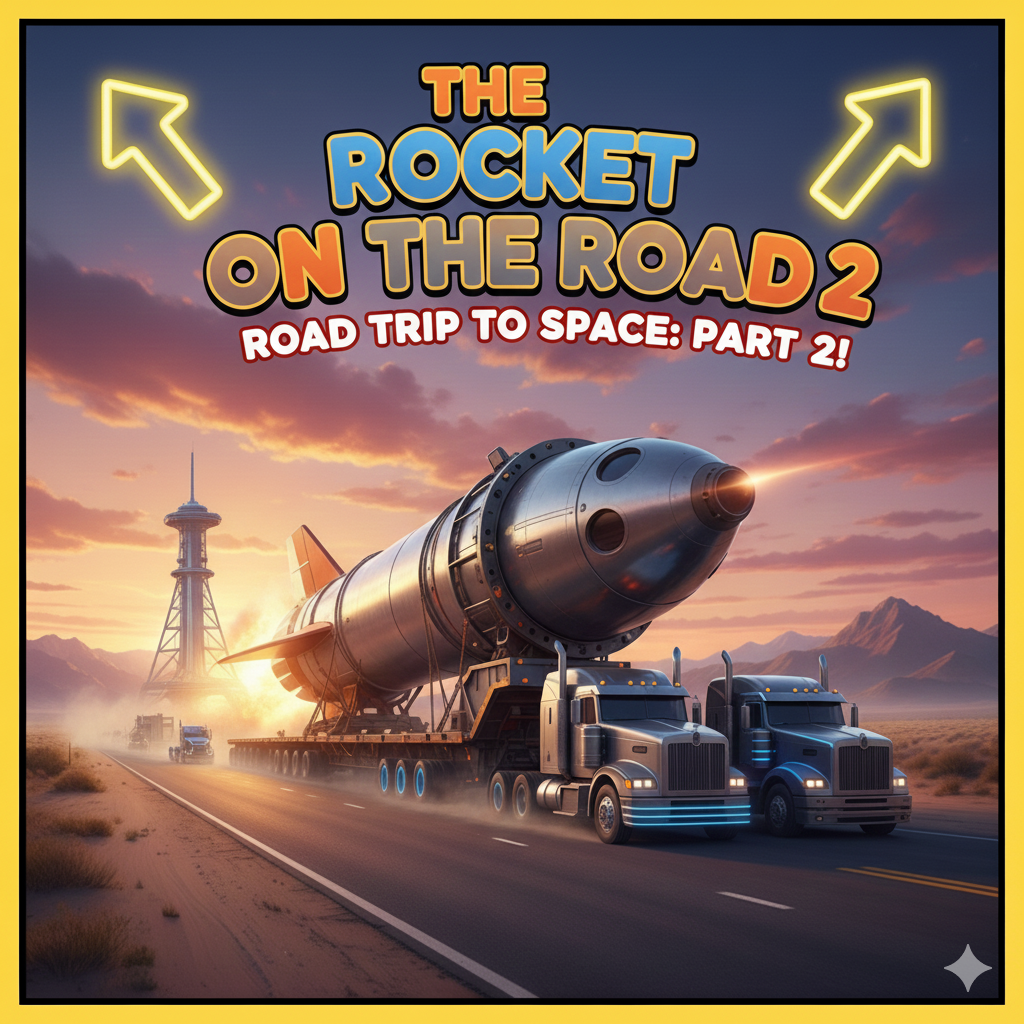 The Rocket on the Road! Poster and Music, with Ten Songs Attached.