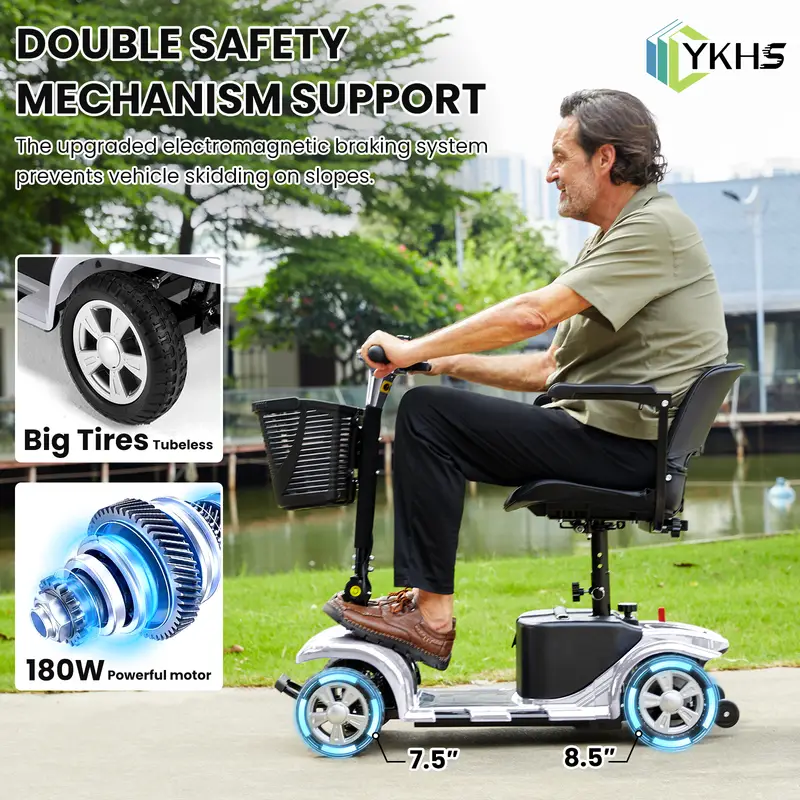 Premium Mobility Solution: 4-Wheel Electric Scooter for Enhanced Independence!