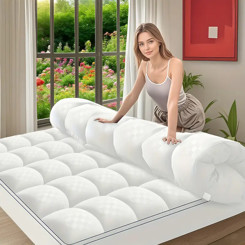 MEWAY Mattress T!opper – Ultra-Plush Pillow Top Comfort for Deeper Sleep!