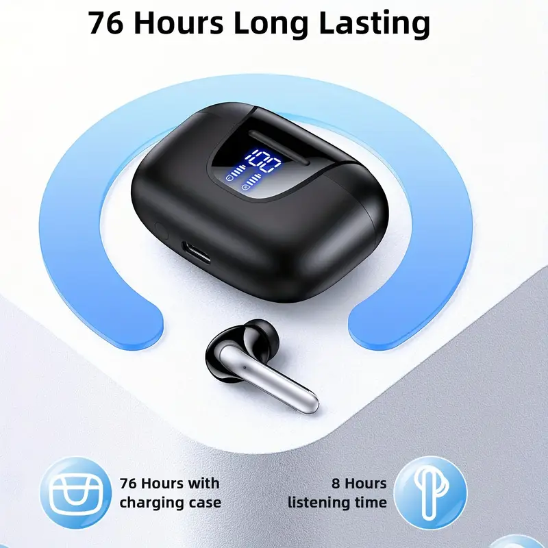 Premium Wireless Earbuds with Immersive Sound & All-Day Comfort