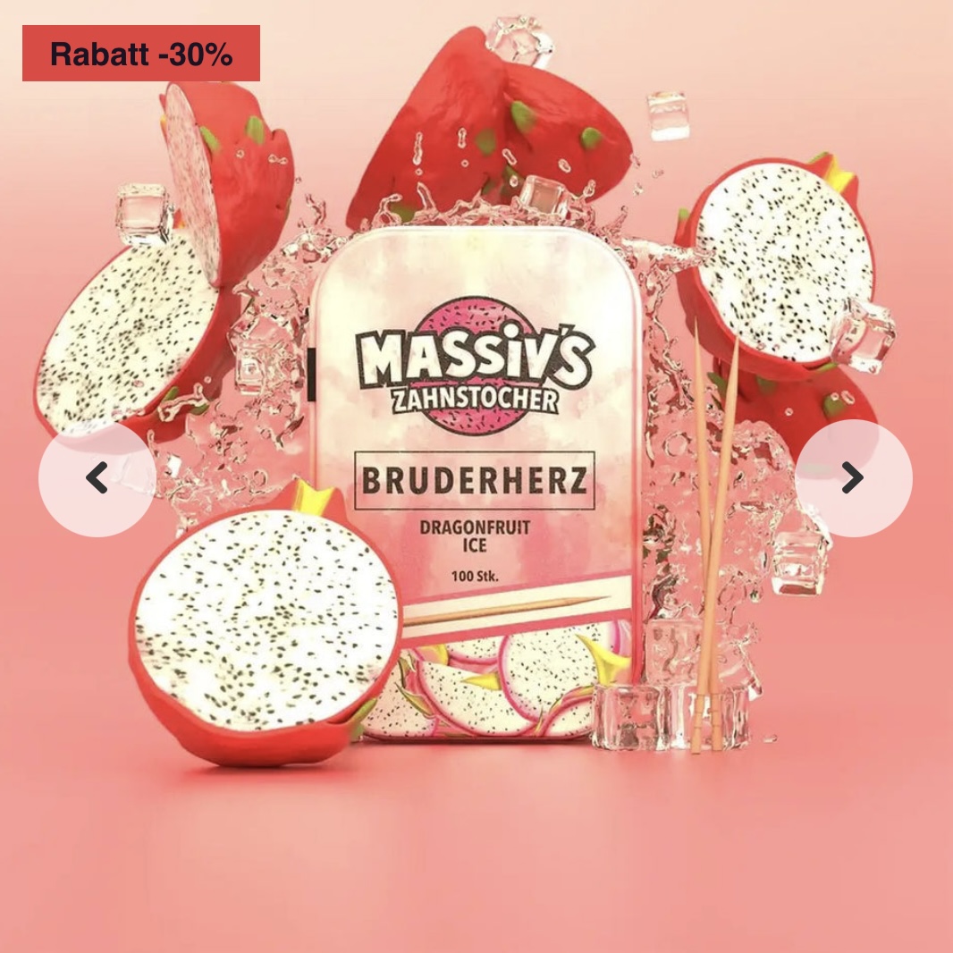 Massiv's Zahnstocher - Sommer in Beirut - 10stk - im Gebinde 