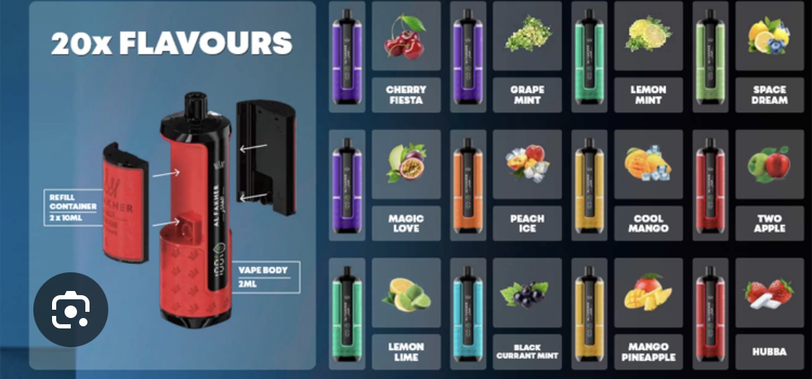 Crown Bar Hypermax 20K Einweg E-Zigarette - 5stk - im Gebinde 