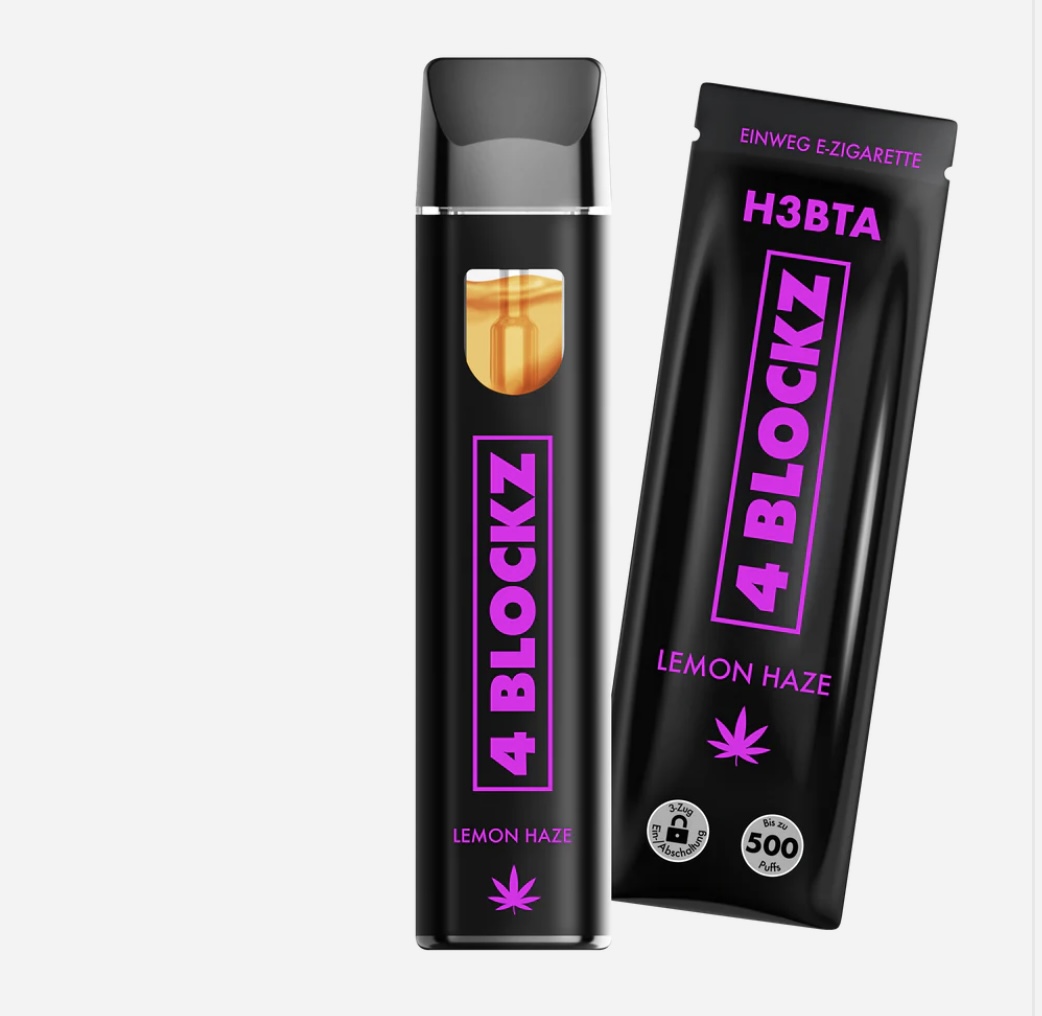 H3BTA 4Blockz Berry Kush Einweg E-Zigarette - 10stk - im Gebinde 