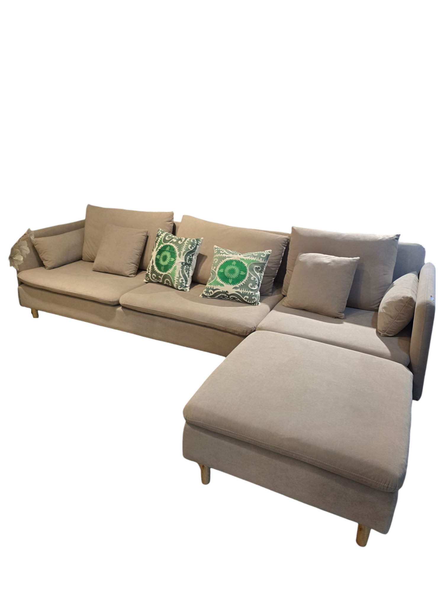 Sofá seccional beige CN23SOF05
