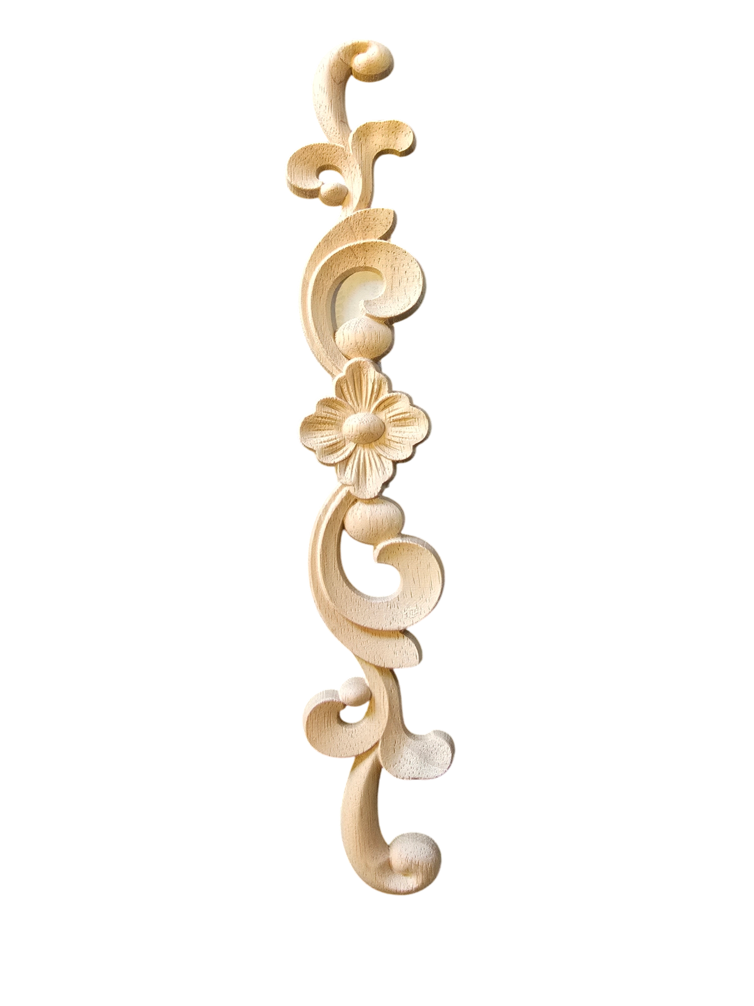 Aplique decorativo de madera