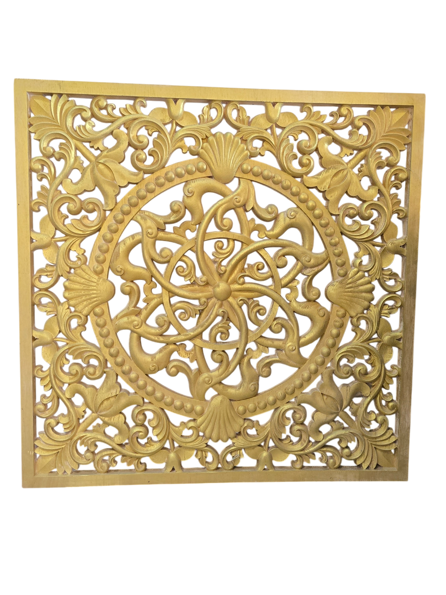 Panel decorativo tallado en madera