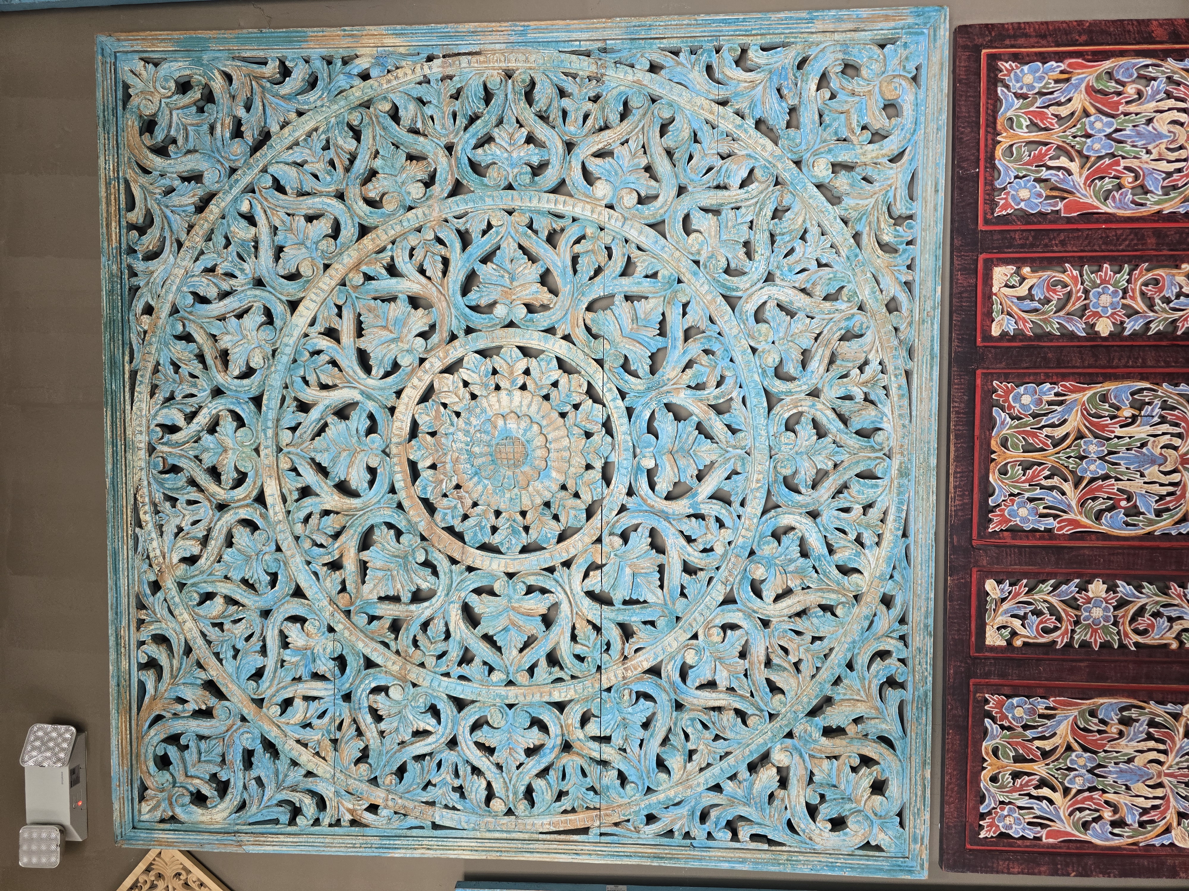 India adorno talla mediana turquesa
