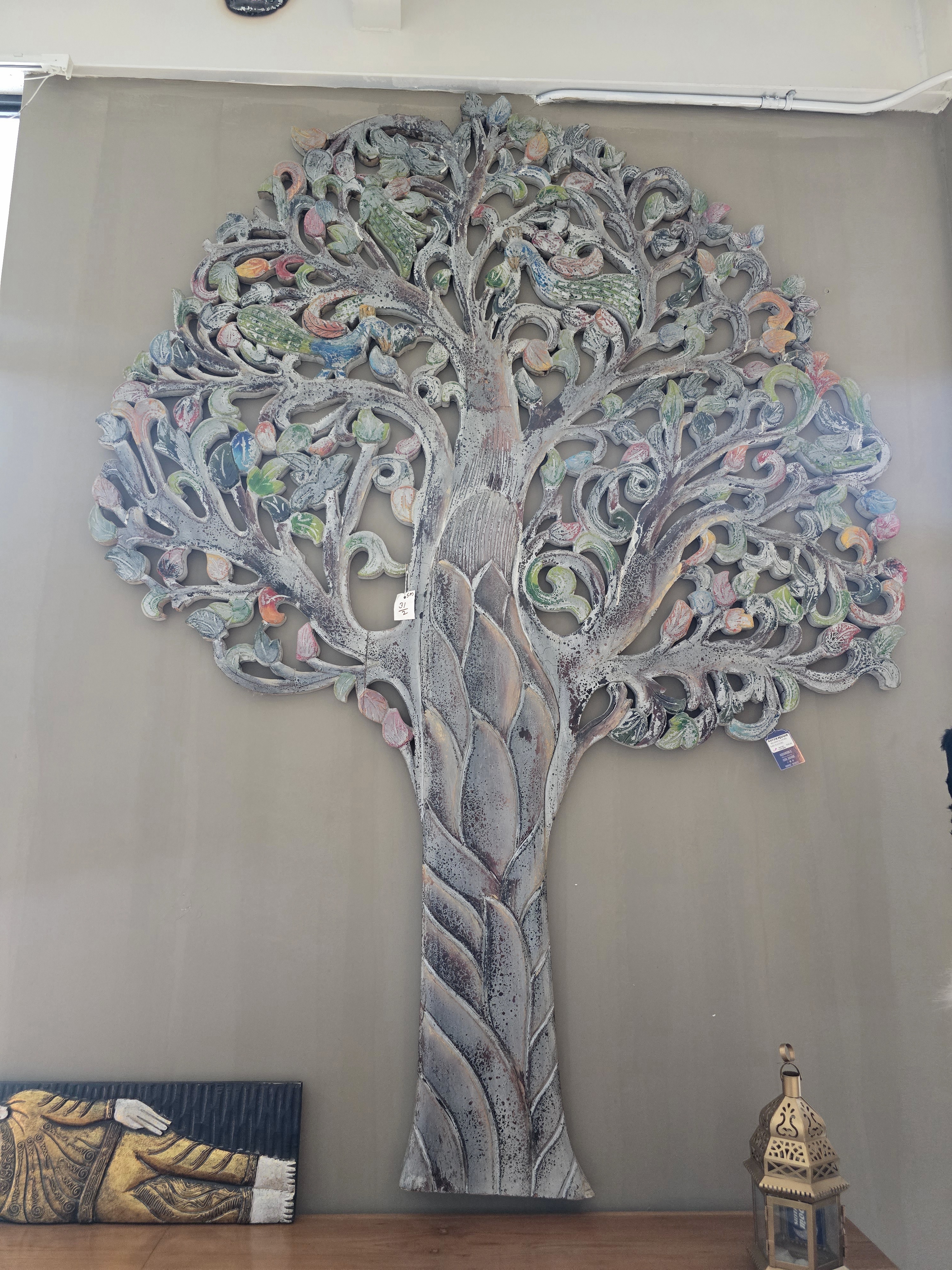India adorno talla árbol
