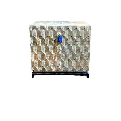 India mueble diseños hexagonales 3 cajones INMU0301