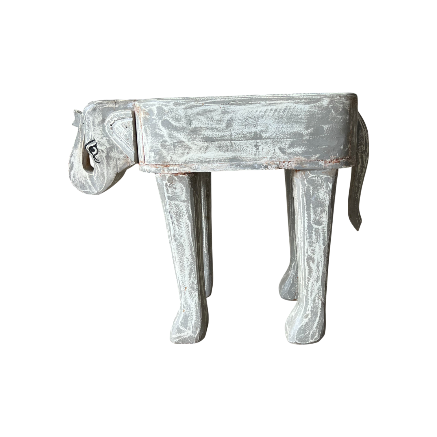 INDIA MESA ELEFANTE MADERA GAJARA INMES02