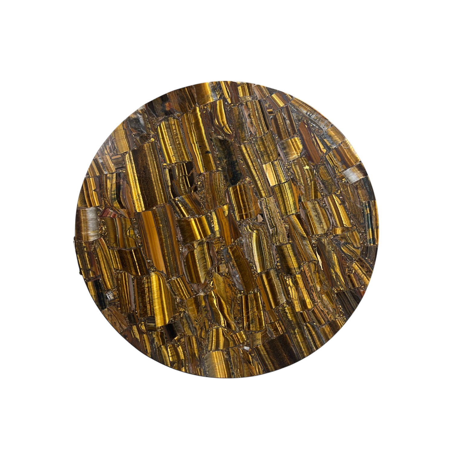 MESA DE CENTRO INDIA ÁGATA BASE ACERO INM20