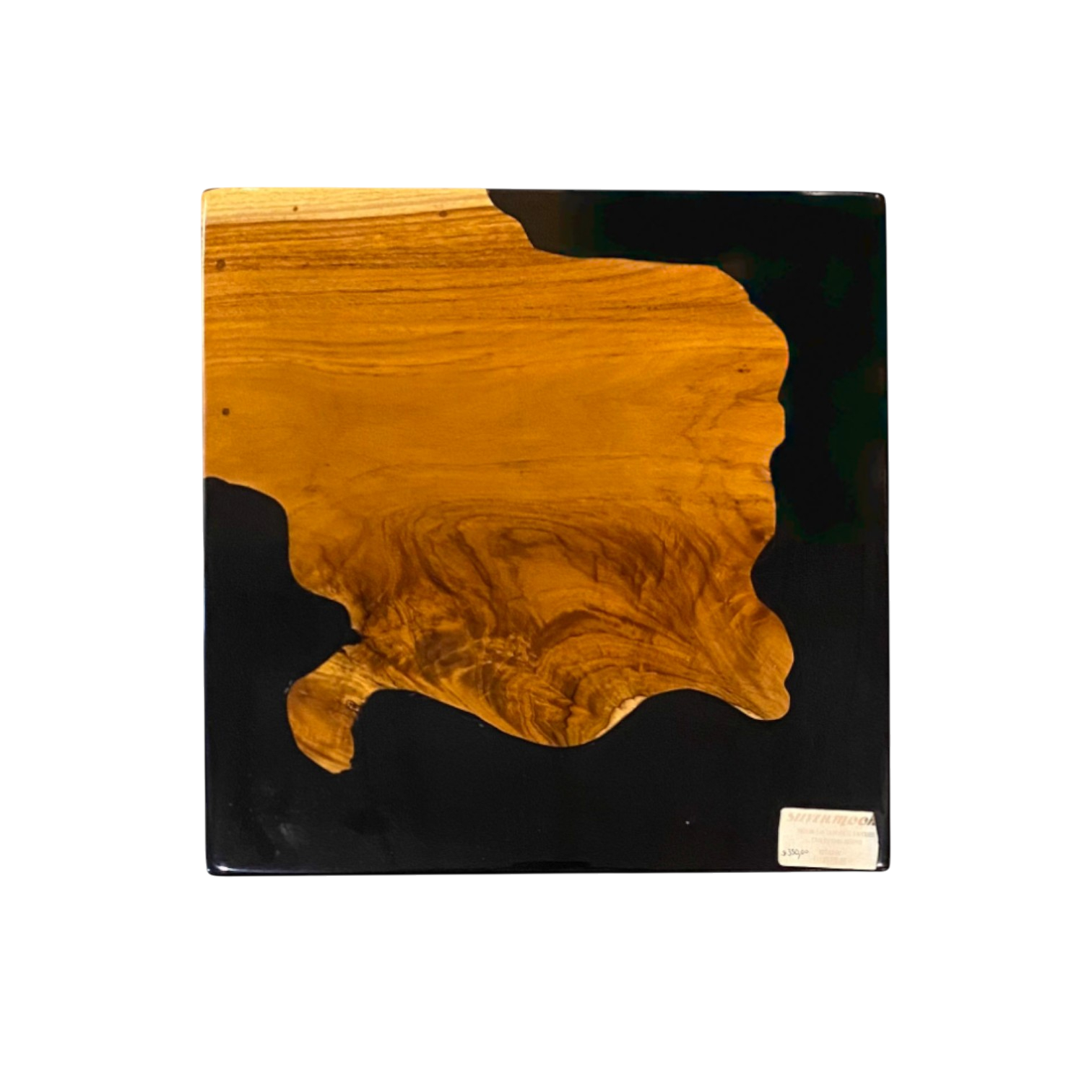 MESA DE CENTRO INDONESIA ÉBANO CUBO IDTA01N