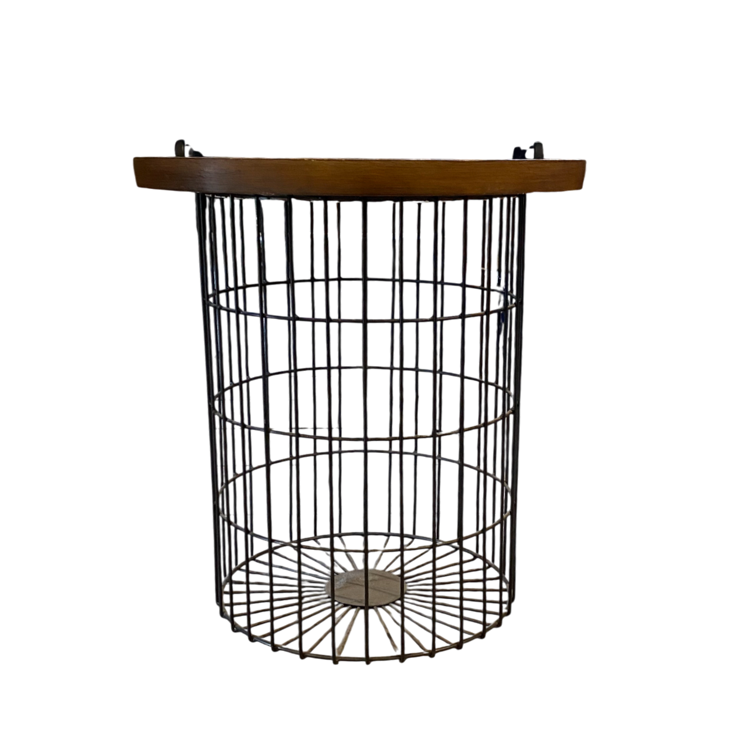 MESA AUXILIAR INDONESIA CESTA CAOBA IDTR18