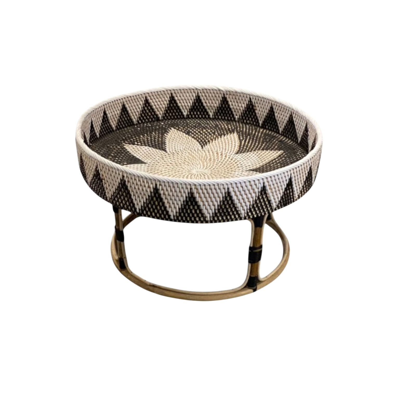 MESA DE CENTRO INDONESIA TRIANGLE PEQUEÑA IDTBA07P