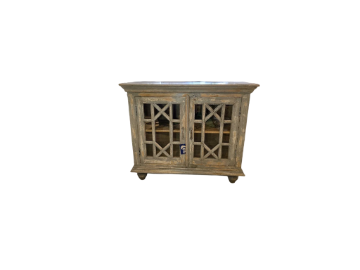 India mueble transparente diseño lineal vidrio INMU0601