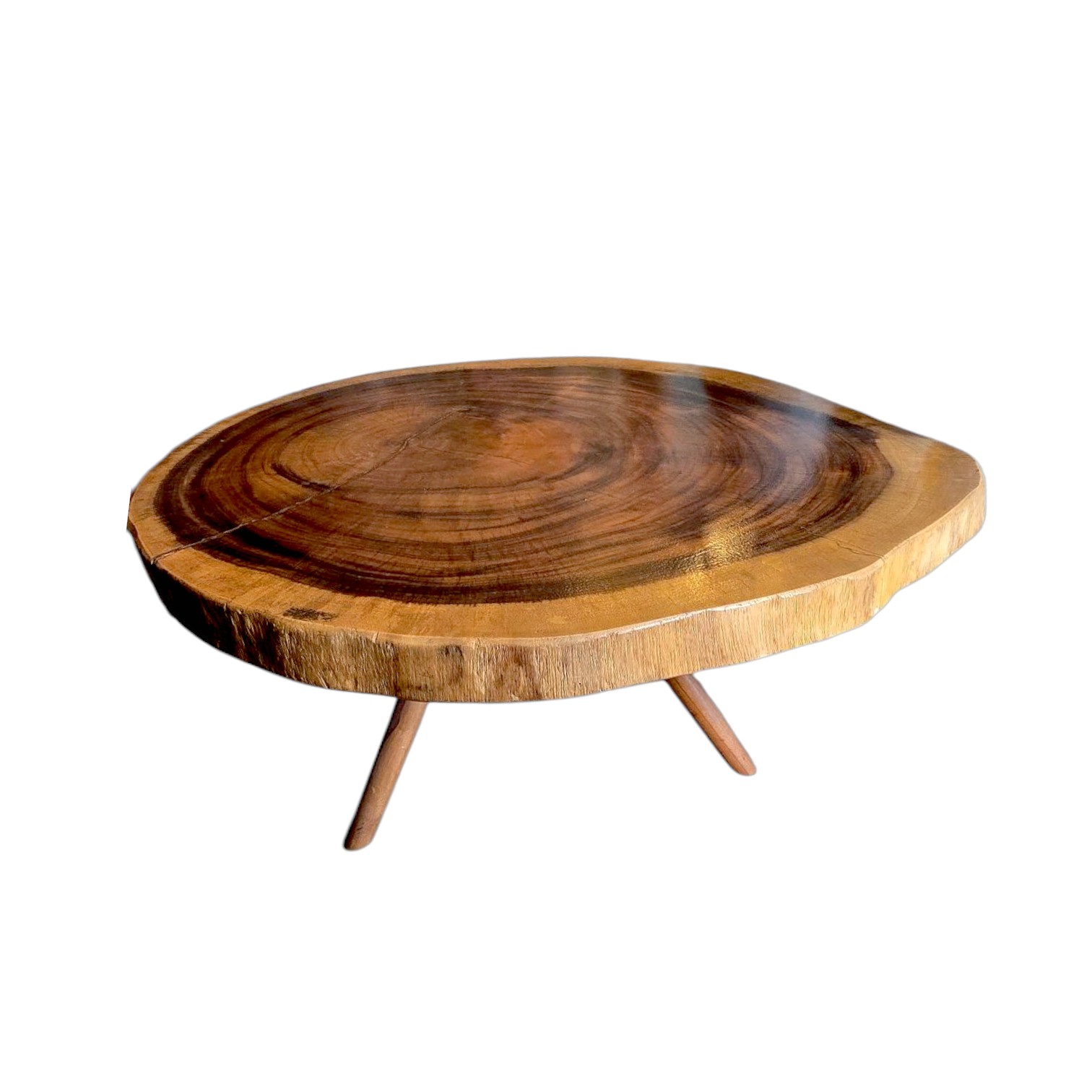 Mesa de centro rodela madera CLM29
