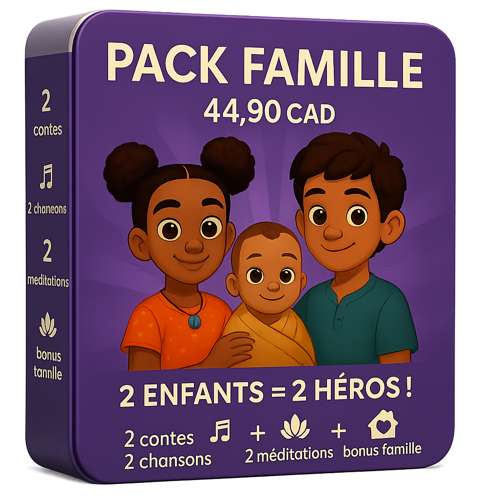 Pack Famille 2 Enfants | Contes Personnalisés Fratrie | Économisez 4,90$ - 44,90 CAD