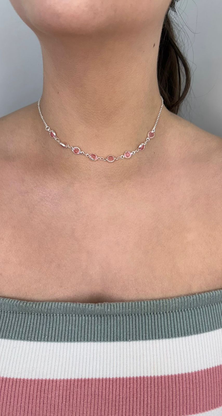 Choker Luna Rosa