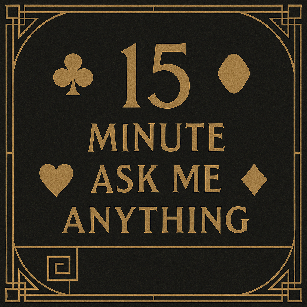 ✨15-Min AMA Session