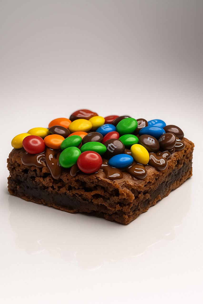 Brownie Nutella y M&M