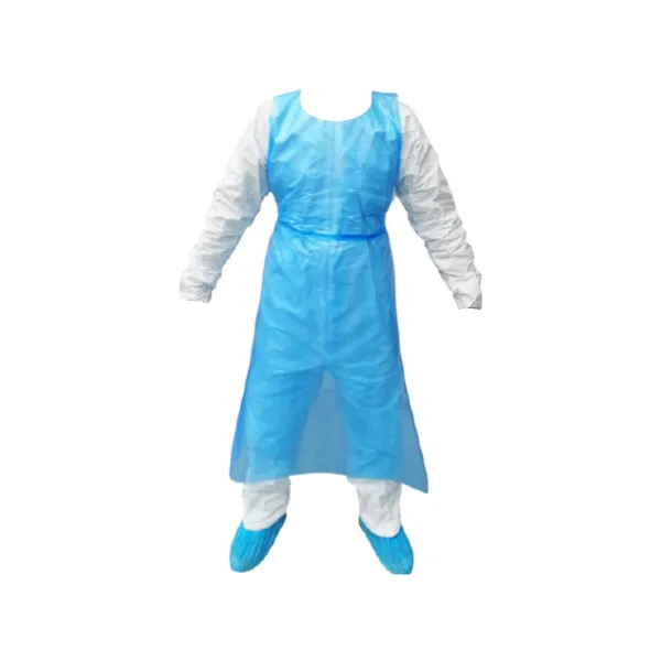 Pechera desechable sin mangas tipo delantal