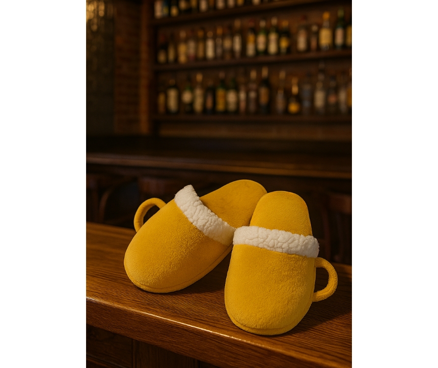 Pantuflas Tarro de Cerveza