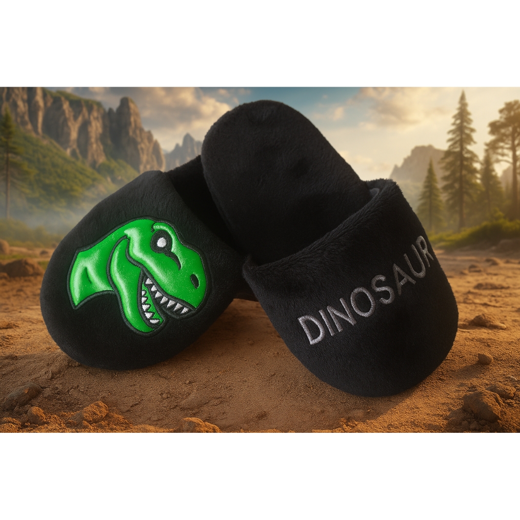 Pantuflas de dinosaurio