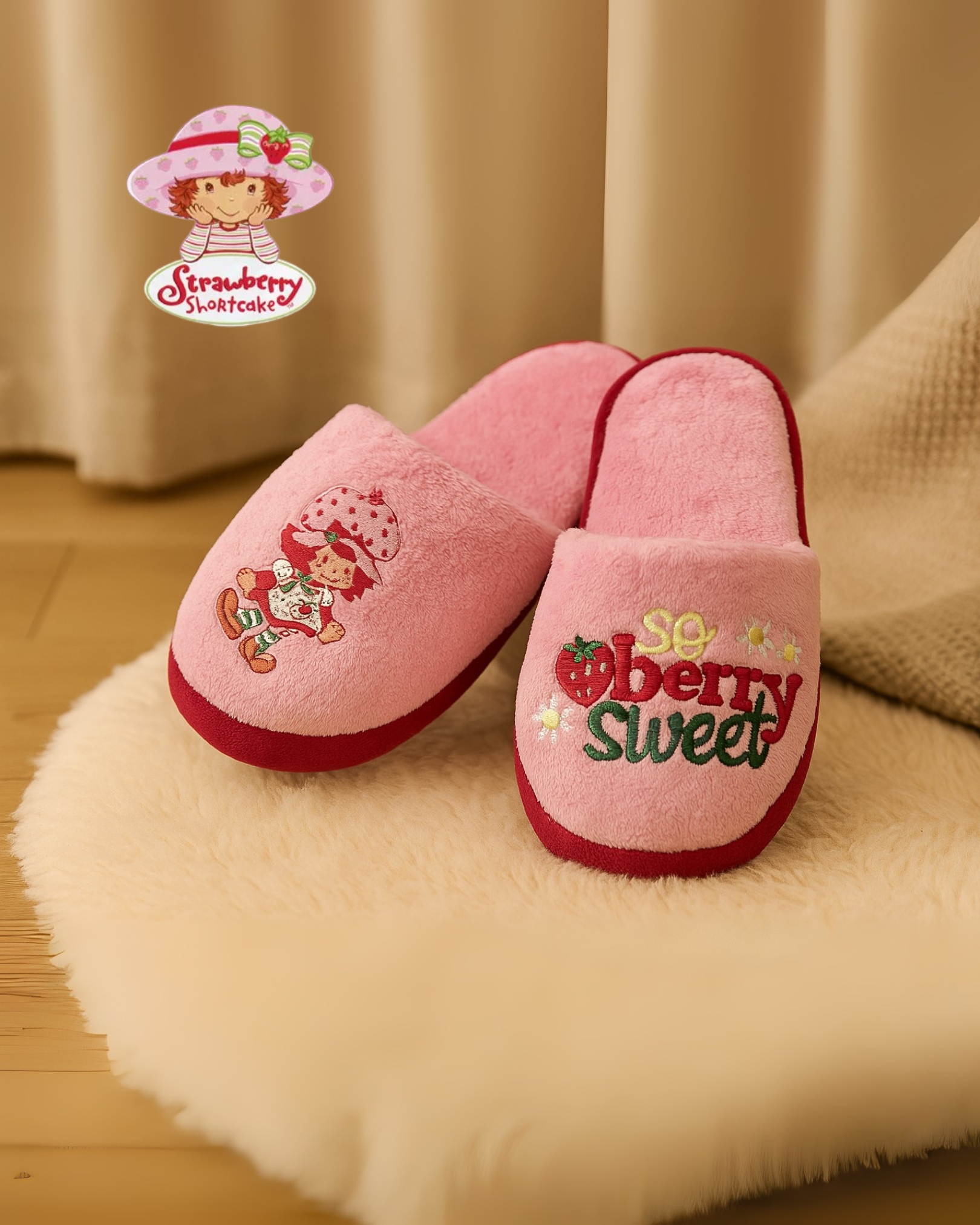 Pantuflas Strawberry Shortcake