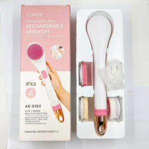 Cepillo recargable para baño y cuerpo