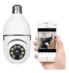 Cámara Wifi Ip De Seguridad Bombillo Exterior Hd360optz V380