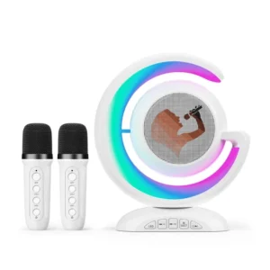 Parlante Bluetooth Con Microfono Inalambrico Led