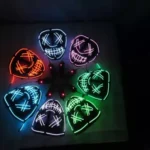 Máscara Luz Led Colores La Purga