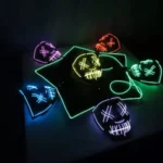 Máscara Luz Led Colores La Purga