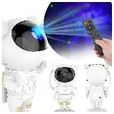 Proyector de estrella en forma de astronauta