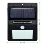 Lámpara de pared LED con energía solar