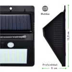 Lámpara de pared LED con energía solar