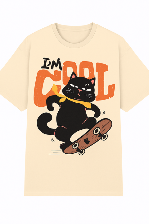 Cool Cat Graphic T-Shirt