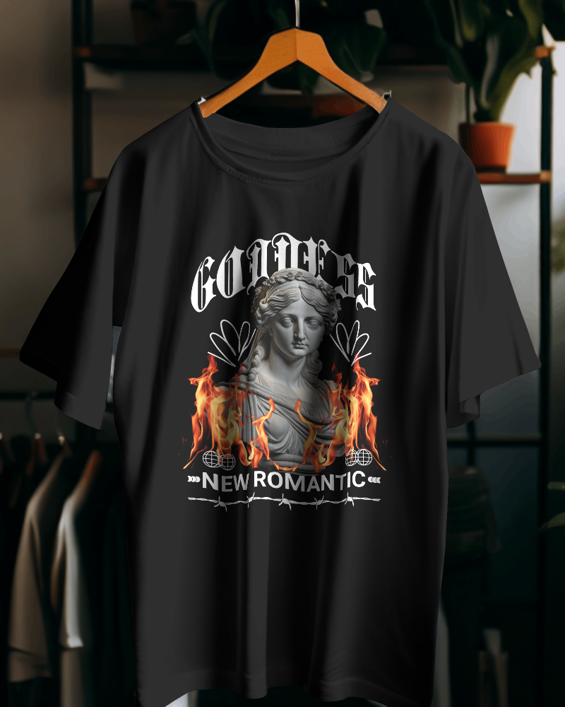 Goddess New Romantic Oversized T-Shirt