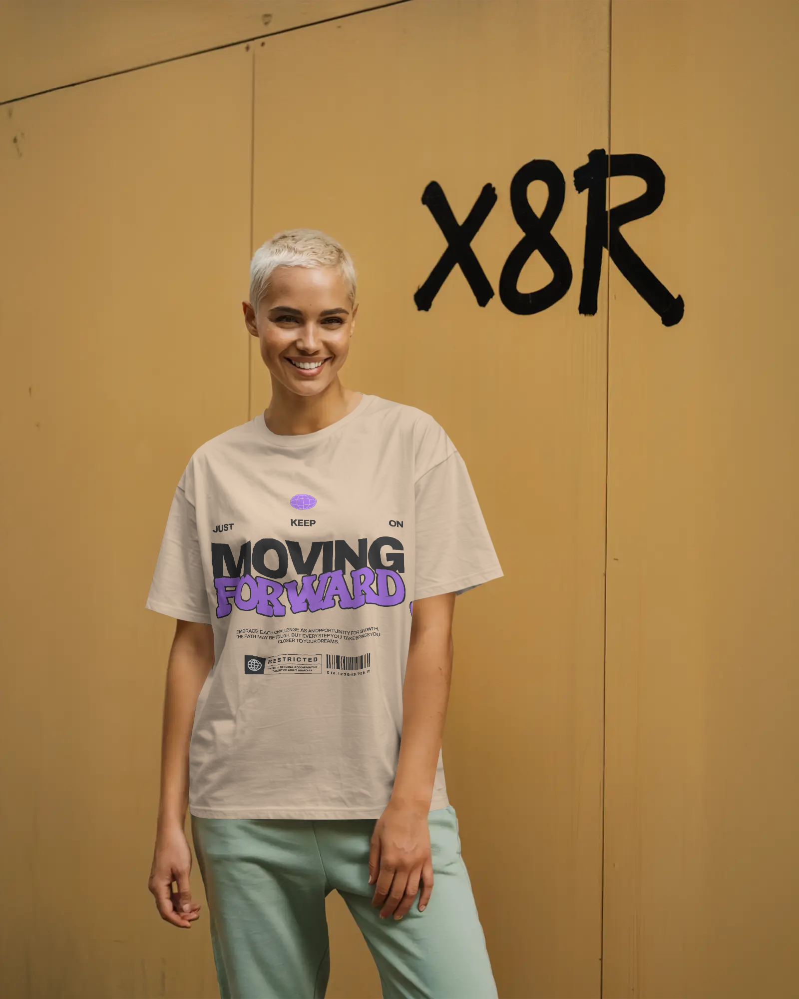 Moving Forward Oversized T-Shirt