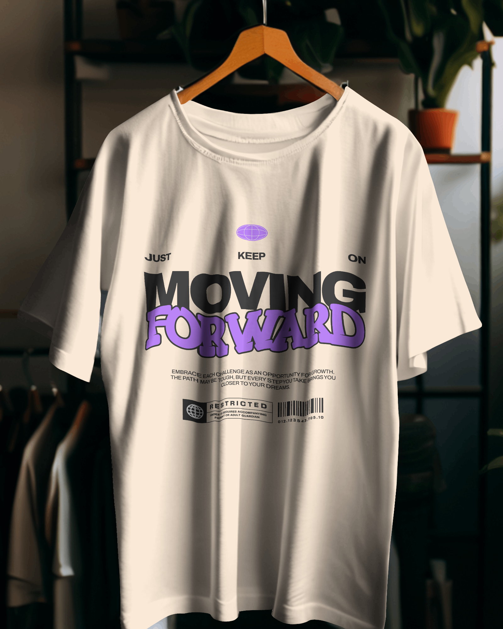 Moving Forward Oversized T-Shirt