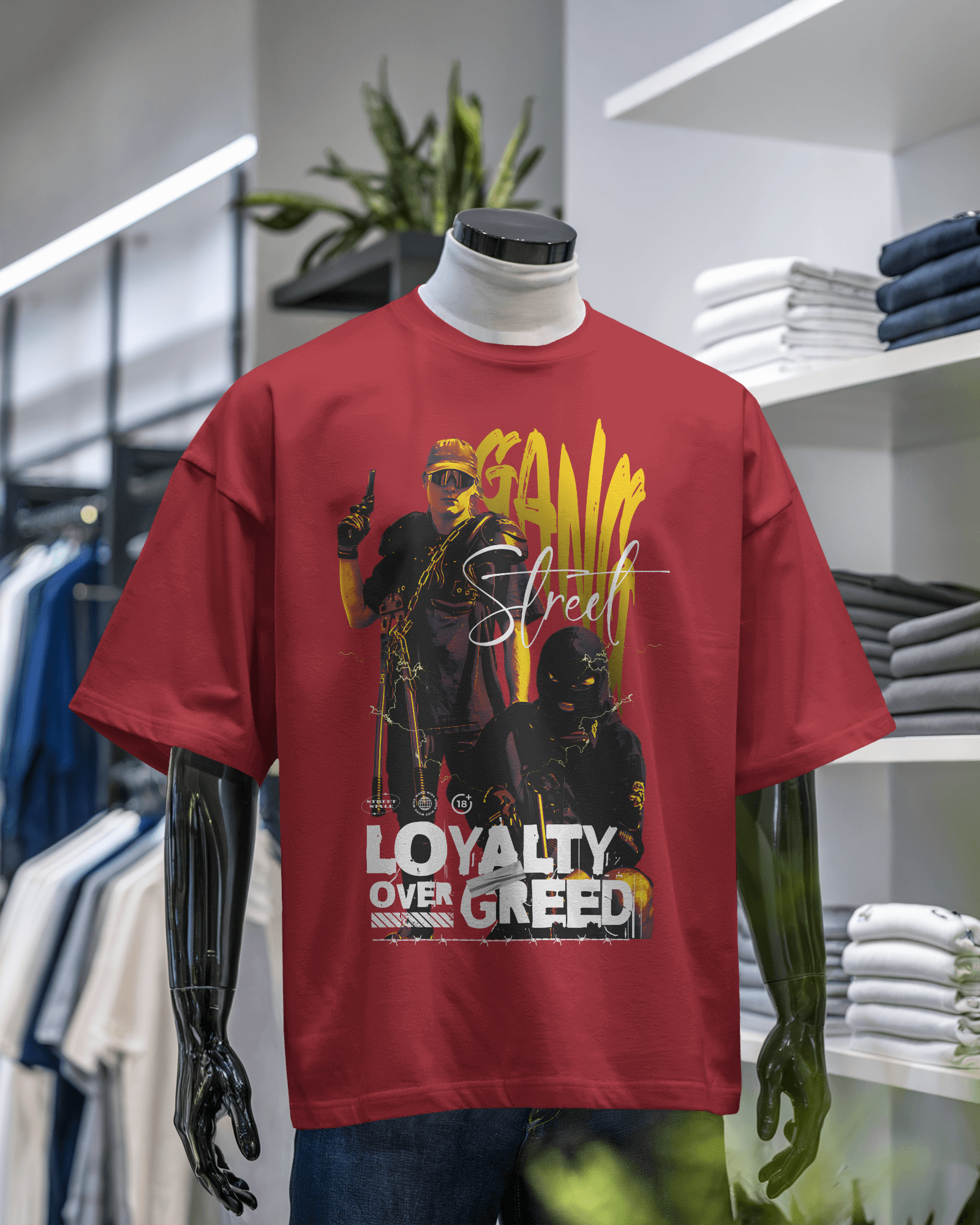 Gang Street Oversized  T-Shirt