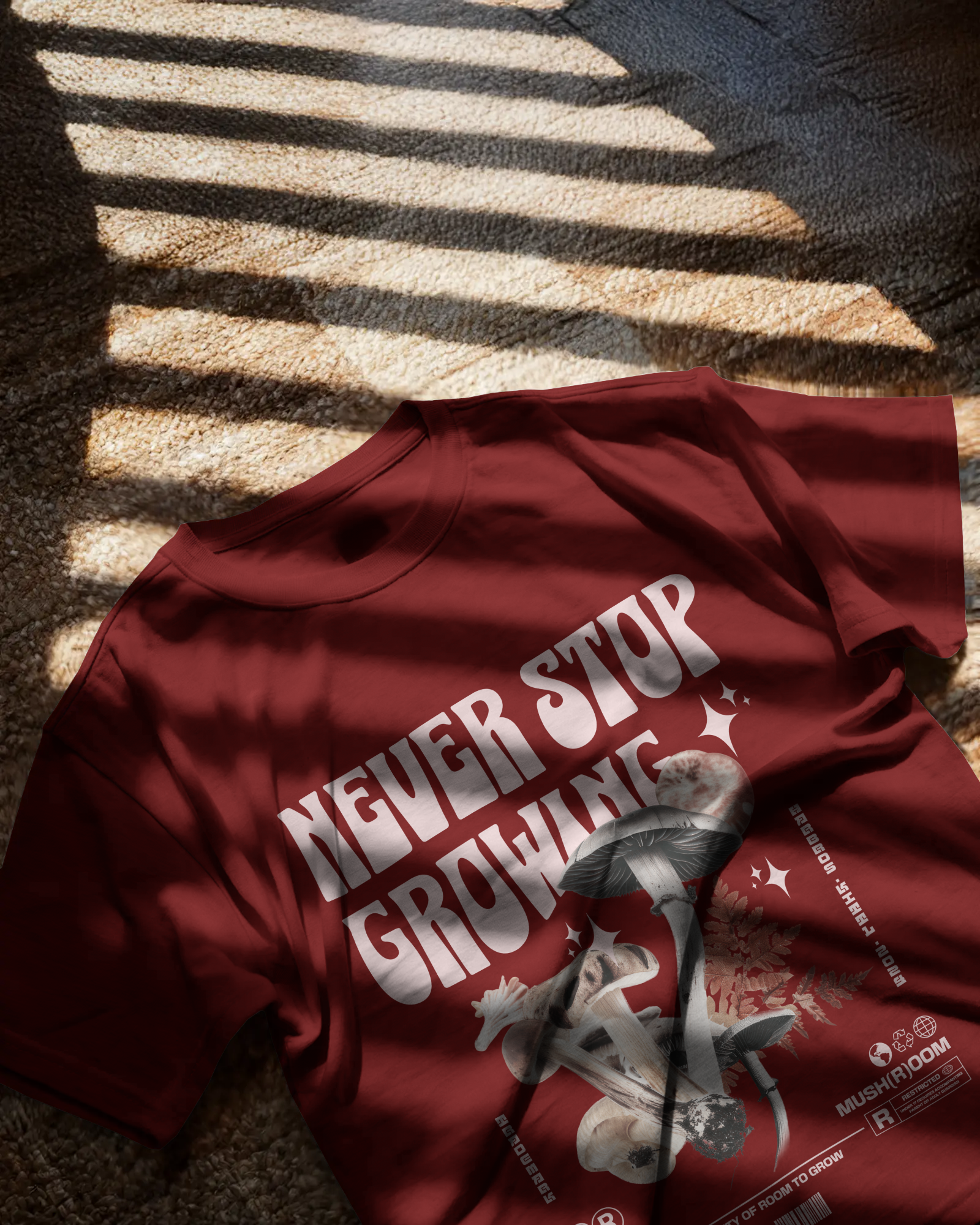 Never Stop Growing Oversized T-Shirt