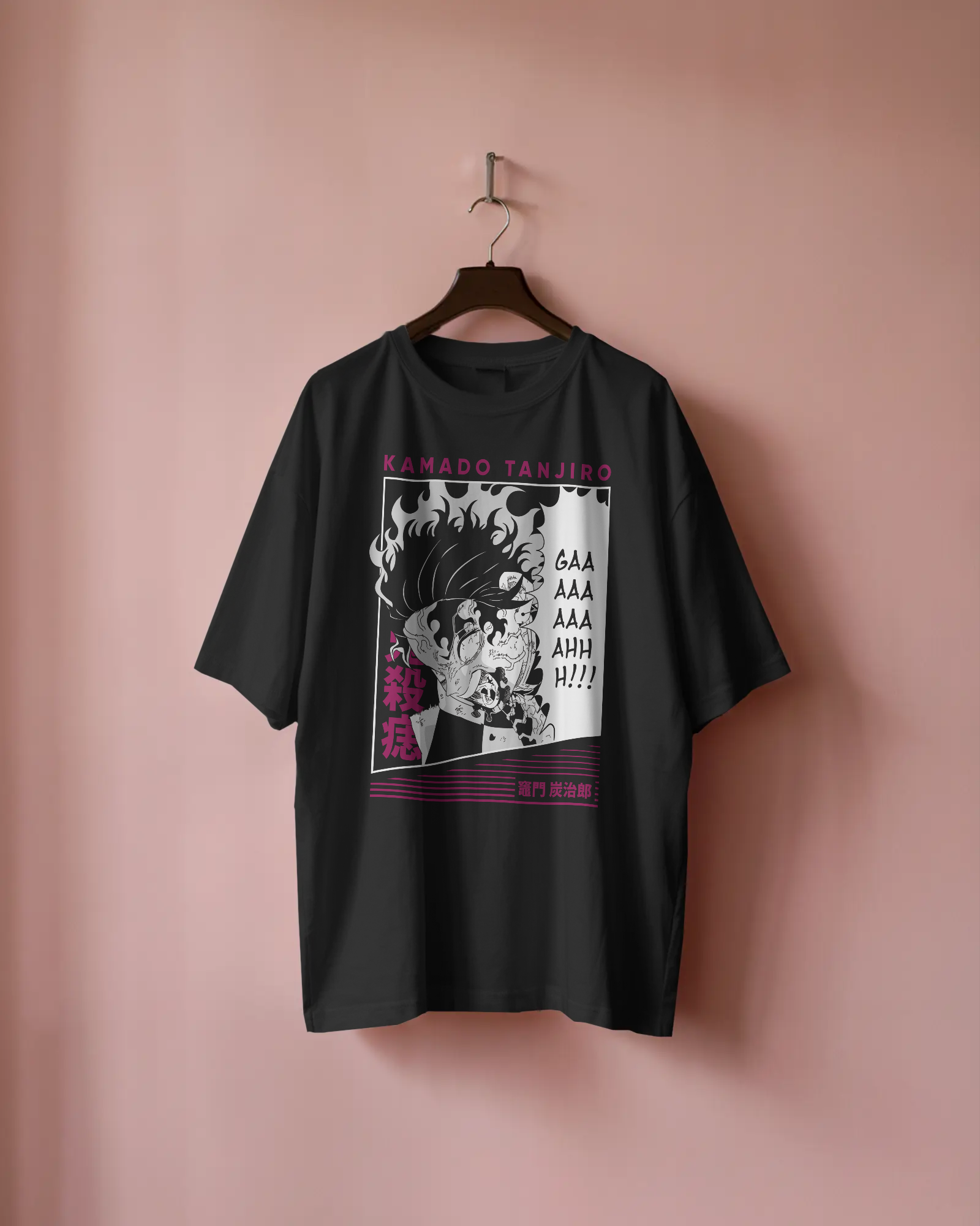 Kamado Tanjiro Anime Over sized T-Shirt