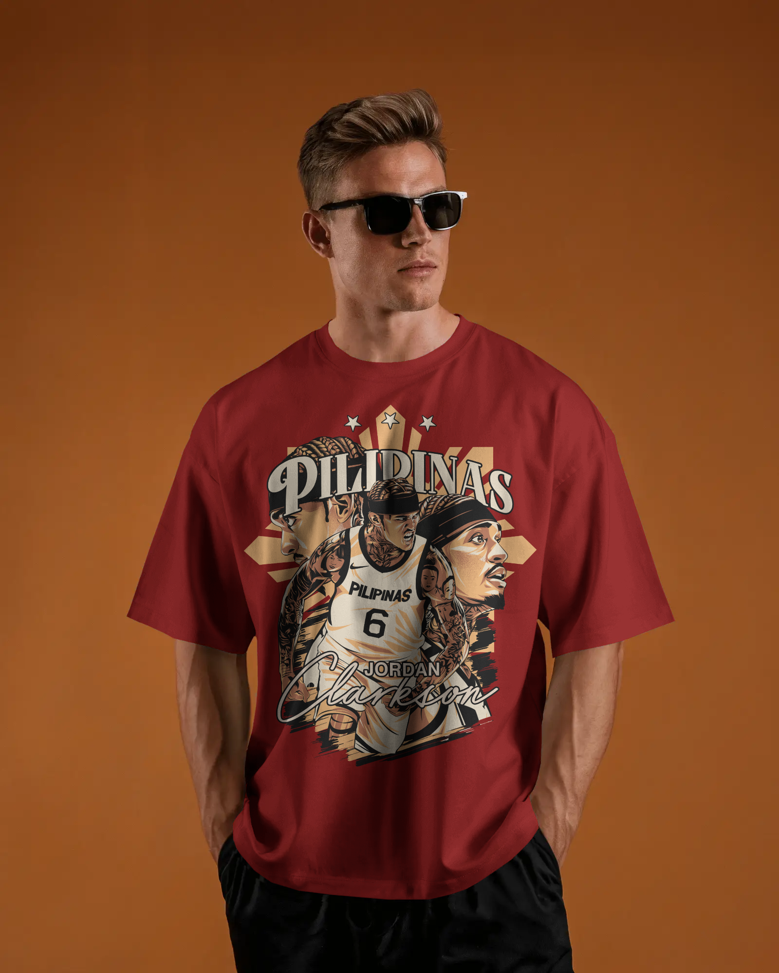 Pilipinas Basketball Oversized T-Shirt