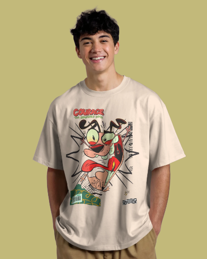 Courage the Cowardly Dog Oversized T-Shirt