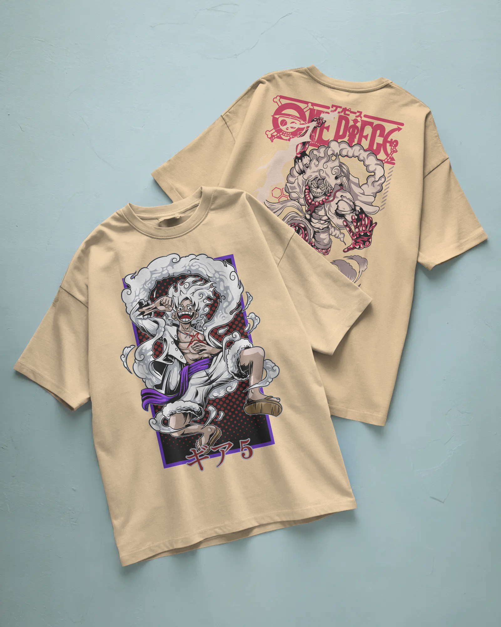 One Piece Anime Oversized  T-Shirt
