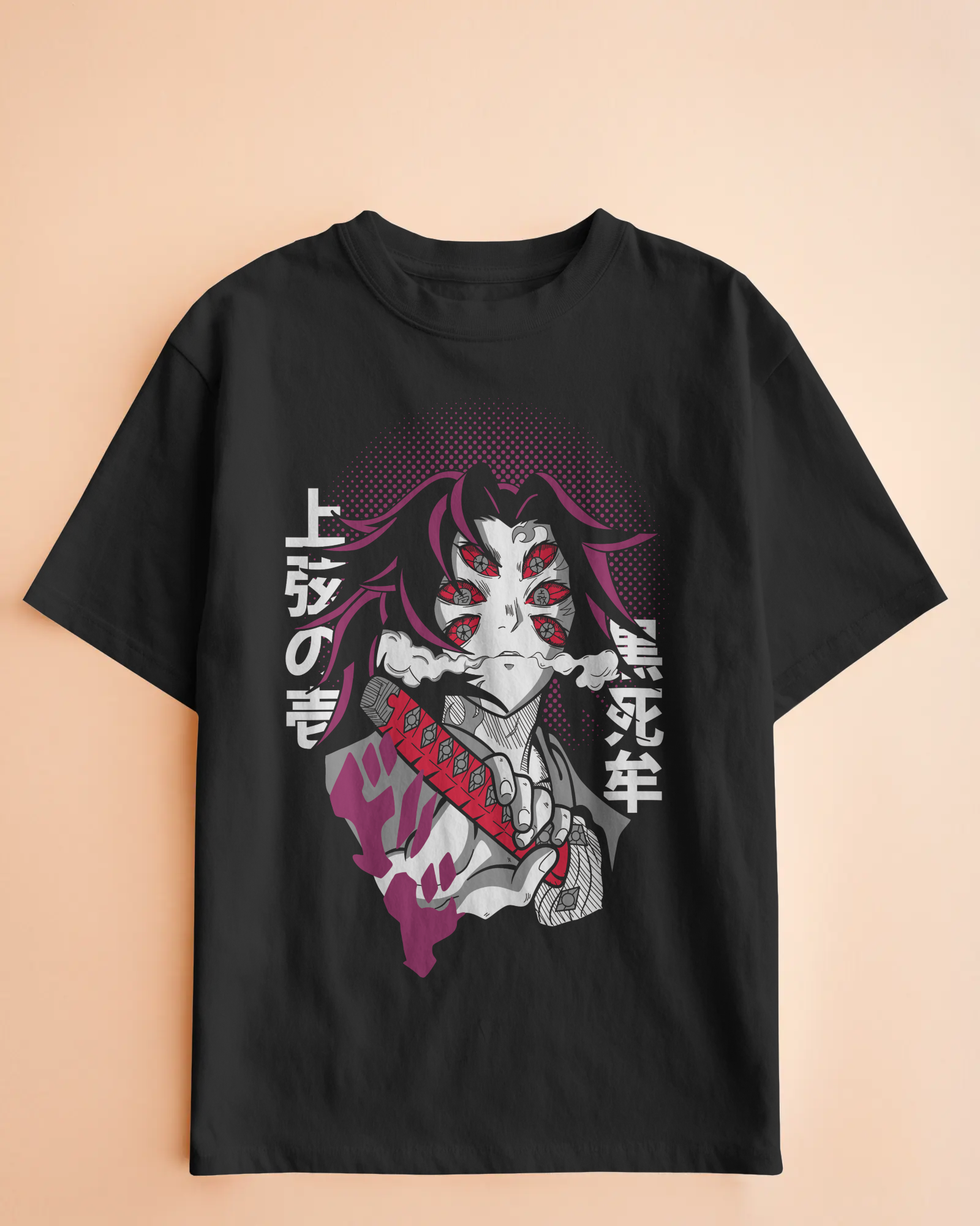 Kokoshibo Demon Slayer Inspired Oversized  T-Shirt