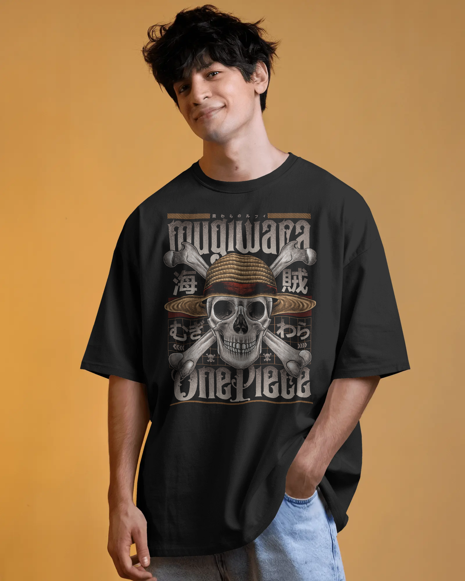 One Piece Anime Oversized T-Shirts