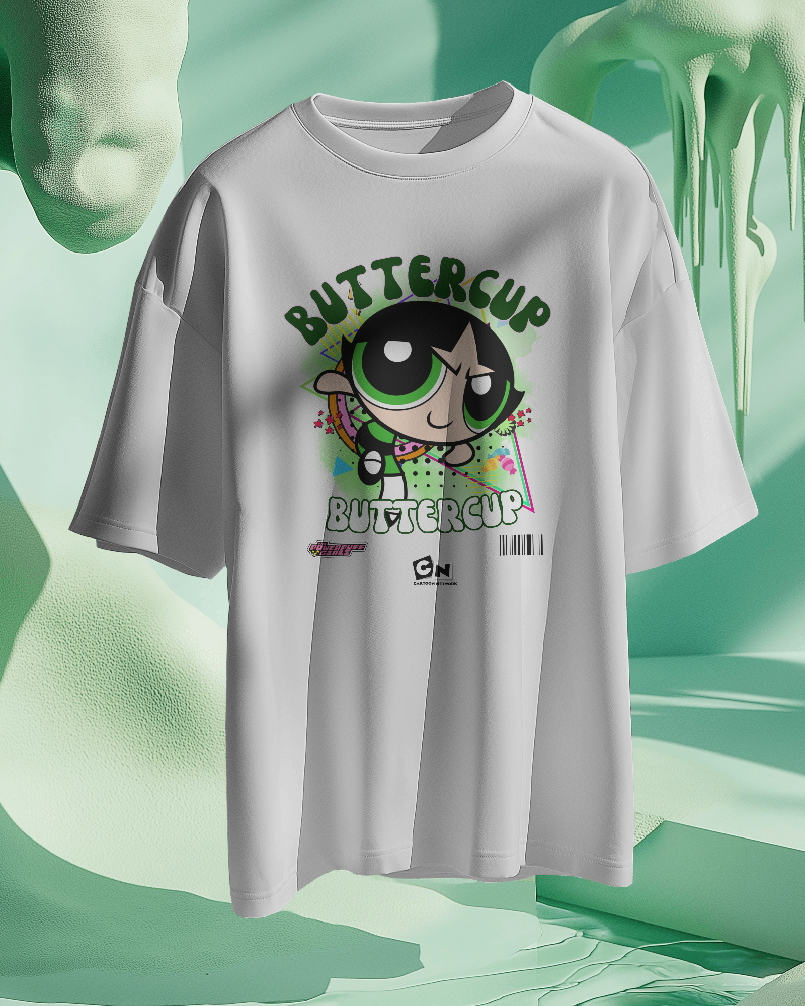 Buttercup Powerpuff Girls Oversized T-shirt